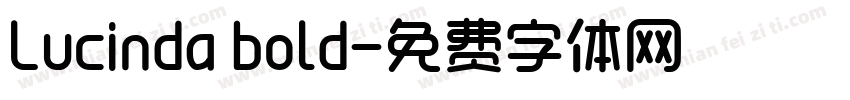 Lucinda bold字体转换